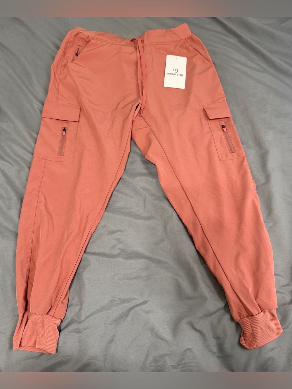 Cargo Joggers - Coral